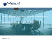 Tablet Screenshot of bluspider.com